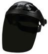 DP4 Series Face Shield with Crown and Ratcheting Headgear - Shade 5 IR Uncoated Polycarbonate 9" x 12.125" x .060" product photo