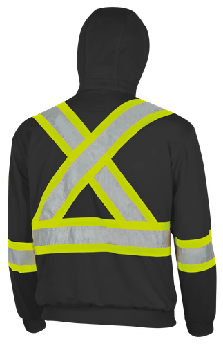 バイクウェア・装備 WINDSTOPPER HOODIE Hi-Vis Microfleece Zip Hoodie - Black - M | V1060570-M | Hoodies