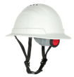 BLOCKHEAD2 Type 2 Full Brim Safety Helmet &ndash; Vented &ndash; White product photo