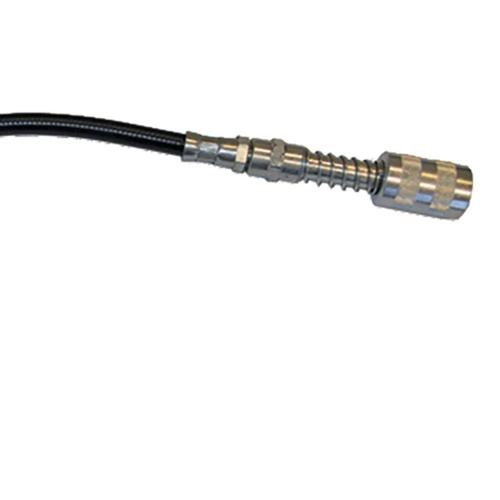 12" Quick Disconnect Grease Gun Whip Hose - 1/8" NPT - 3,500 PSI product photo