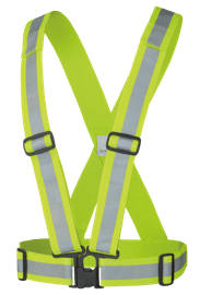 SashesGaitersAndCuffsHiVisSafetySashes Front View M