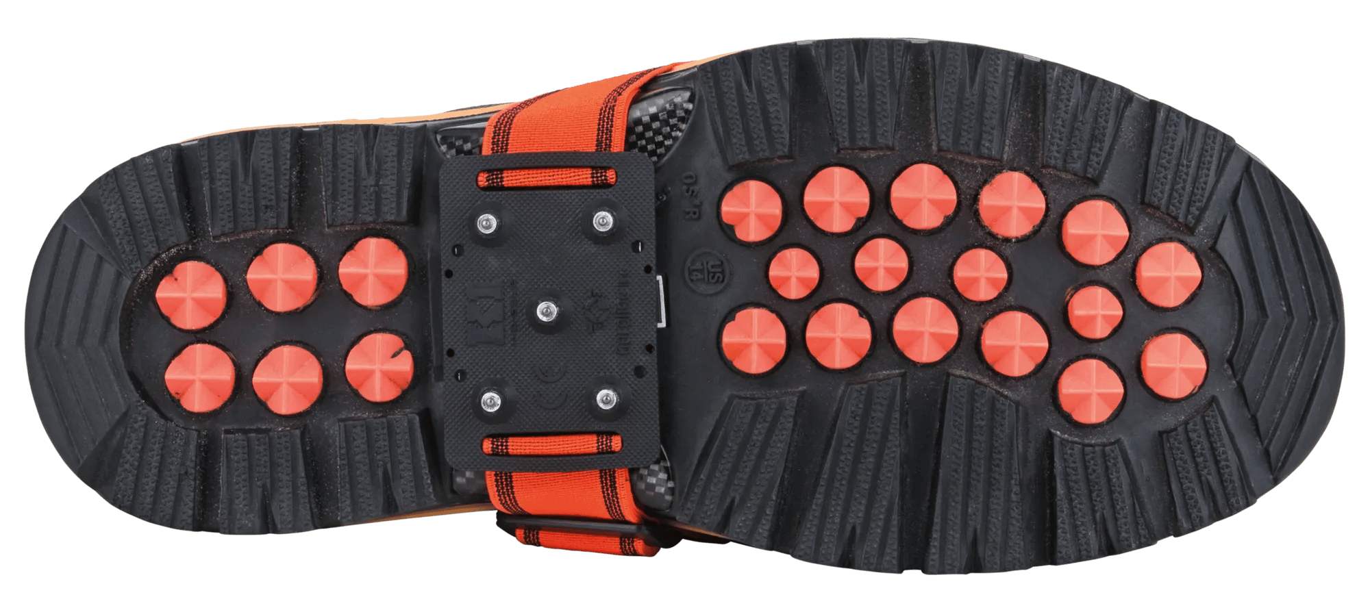 Mid-Sole Ice Cleat – High Profile – Hi-Vis Strap – One Size Fits