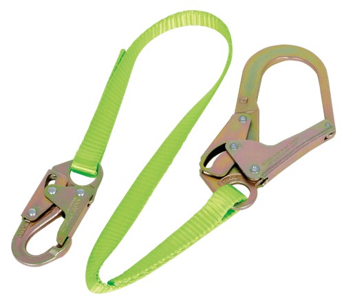 Webbing Restraint Lanyard - Body Snap/Anchor Form - 6 ft. product photo