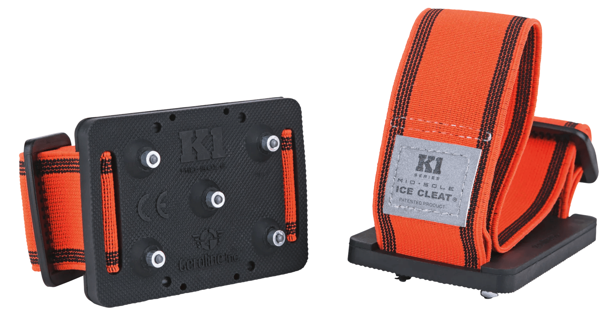 Mid-Sole Ice Cleat – Original Profile – Hi-Vis Strap – One Size