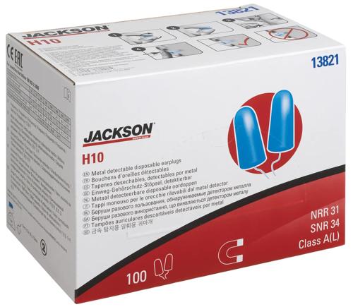 H10 Metal Detectable Disposable Ear Plugs - Corded product photo