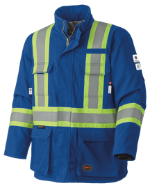 Parka de s&eacute;curit&eacute; FR-Tech&reg; matelass&eacute;e ignifuge/anti-arc &eacute;lectrique &ndash; Bleue roi &ndash; Taille homme 2TG photo du produit