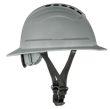 BLOCKHEAD2 Type 2 Full Brim Safety Helmet &ndash; Vented &ndash; Gray product photo