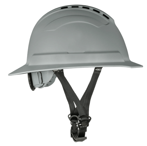 BLOCKHEAD2 Type 2 Full Brim Safety Helmet &ndash; Vented &ndash; Gray product photo