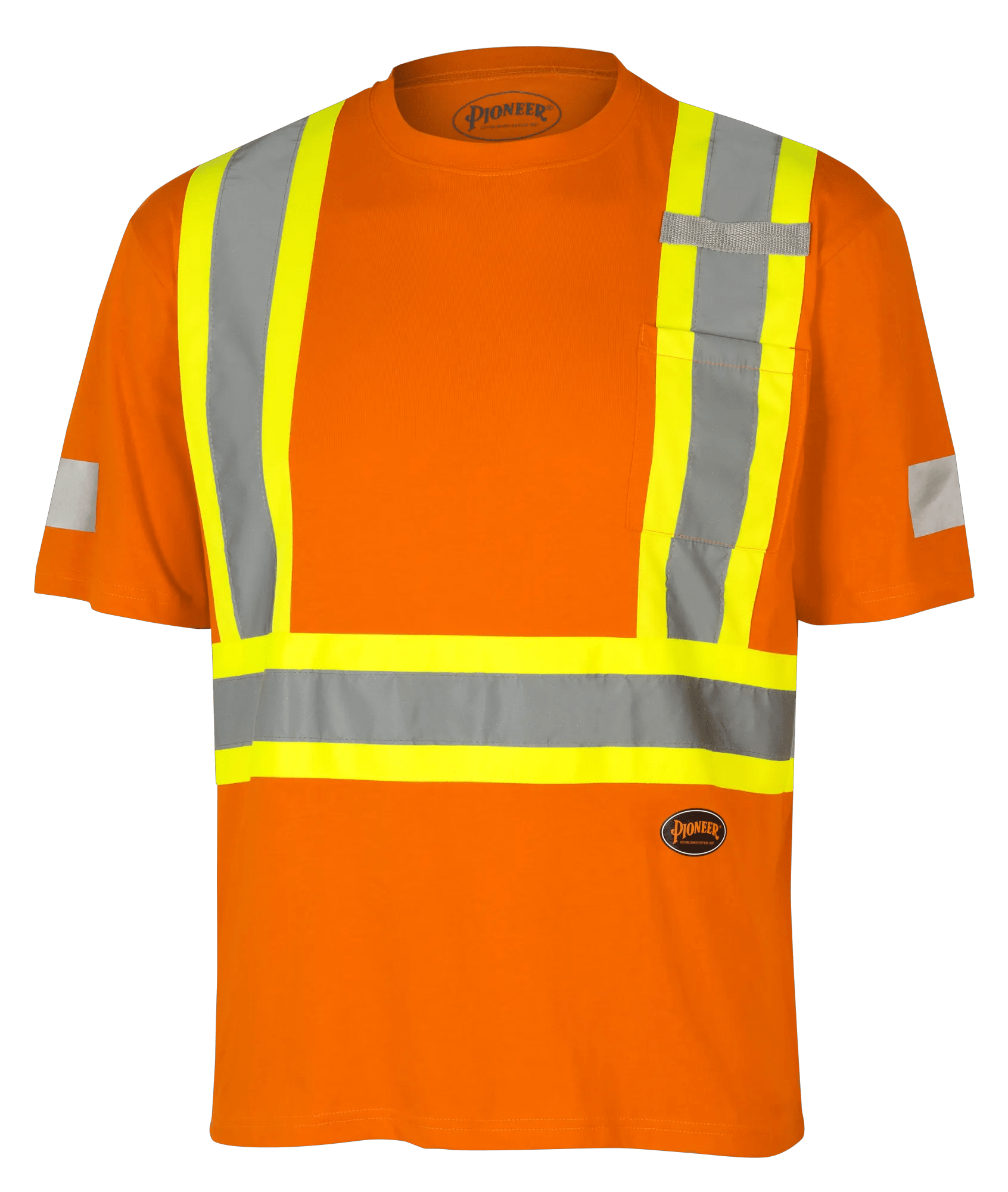 100% Cotton Short Sleeved Safety T-Shirt - Hi-Vis Orange - 2XL