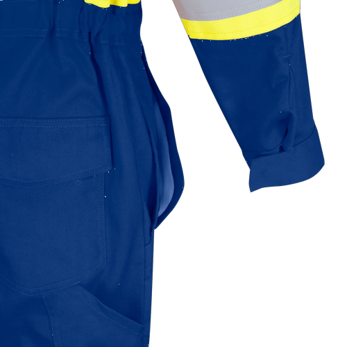 FR-Tech® Premium Hi-Vis FR/ARC-Rated Safety Coveralls – Royal Blue