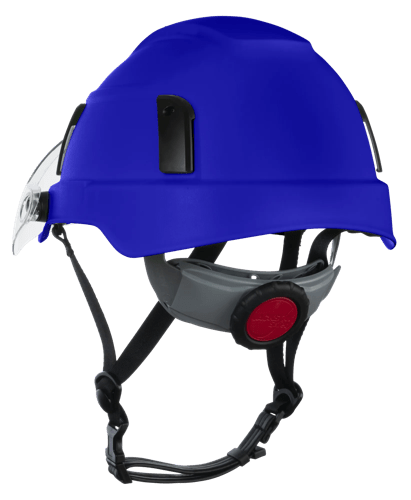 XS2-500 Series Type 2+ Safety Helmet w/Flip-Up Visor - Blue product photo