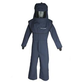 40 Cal LAN&trade; Arc Flash Hood and Coverall Suit Set with Ventilation System 3XL product photo