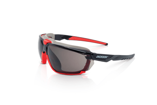 HyperGuard G-Series Safety Glasses - Smoke Anti-Fog Lens product photo