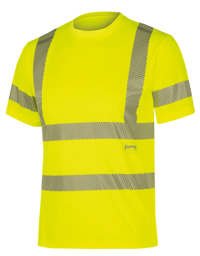 Hi-Vis Short-Sleeved Cooling Safety T-Shirt - Hi-Vis Yellow - XL product photo