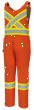Salopette de s&eacute;curit&eacute; FR-Tech&reg; matelass&eacute; haute visibilit&eacute; ignifuge/anti&ndash;arc &eacute;lectrique &ndash; Orange haute visibilit&eacute; &ndash; Taille homme 4TG photo du produit
