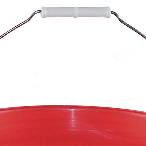 Plastic Bucket - with lid - 5 Gallon - Heavy Duty - Red product photo