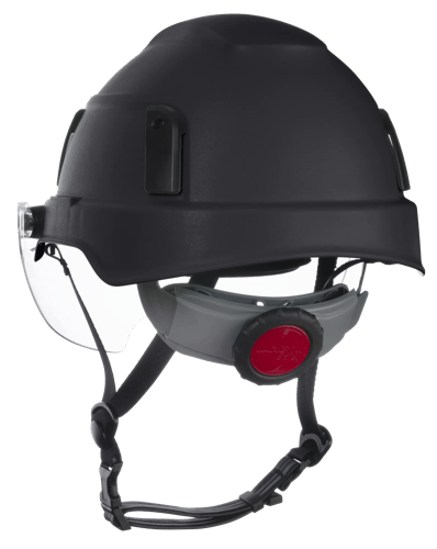 XS2-500 Type 2 Safety Helmet – Flip–Up Visor – Non-Vented – Black