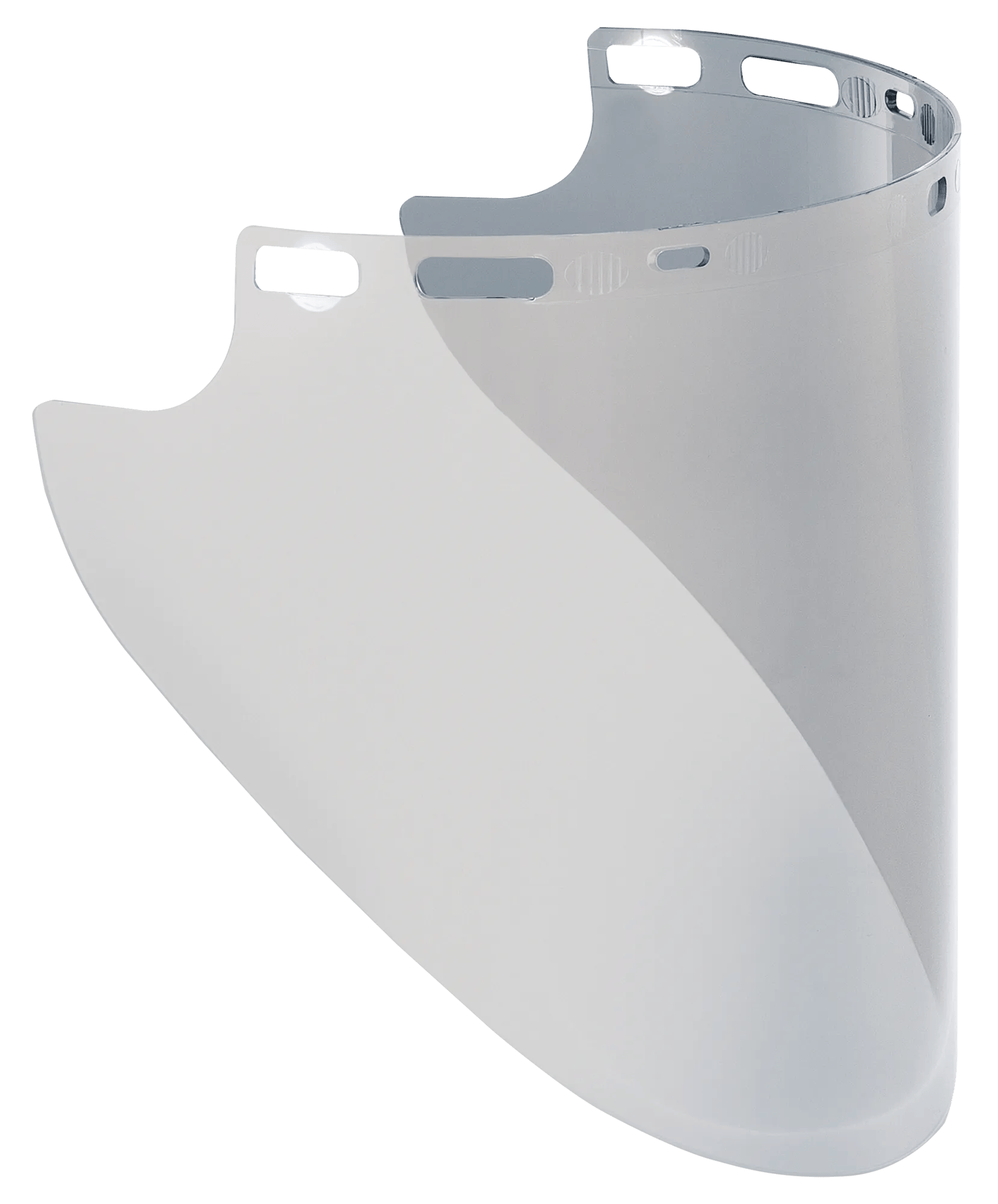 Polycarbonate Face Shield Window – High Heat – Molded – Shape H