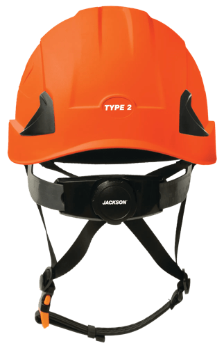 CH-2-400V Type 2 Safety Helmet - Vented - Hi-Vis Orange product photo