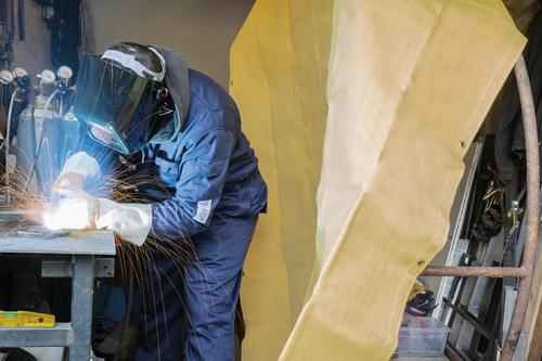 23-oz Acrylic–Coated Fiberglass Welding Blanket – Yellow – 6' x 6 ...