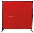 Stur-D-Screen Welding Safety Screen - Adjustable Panel - 6' x 6' - 6' x 8' product photo