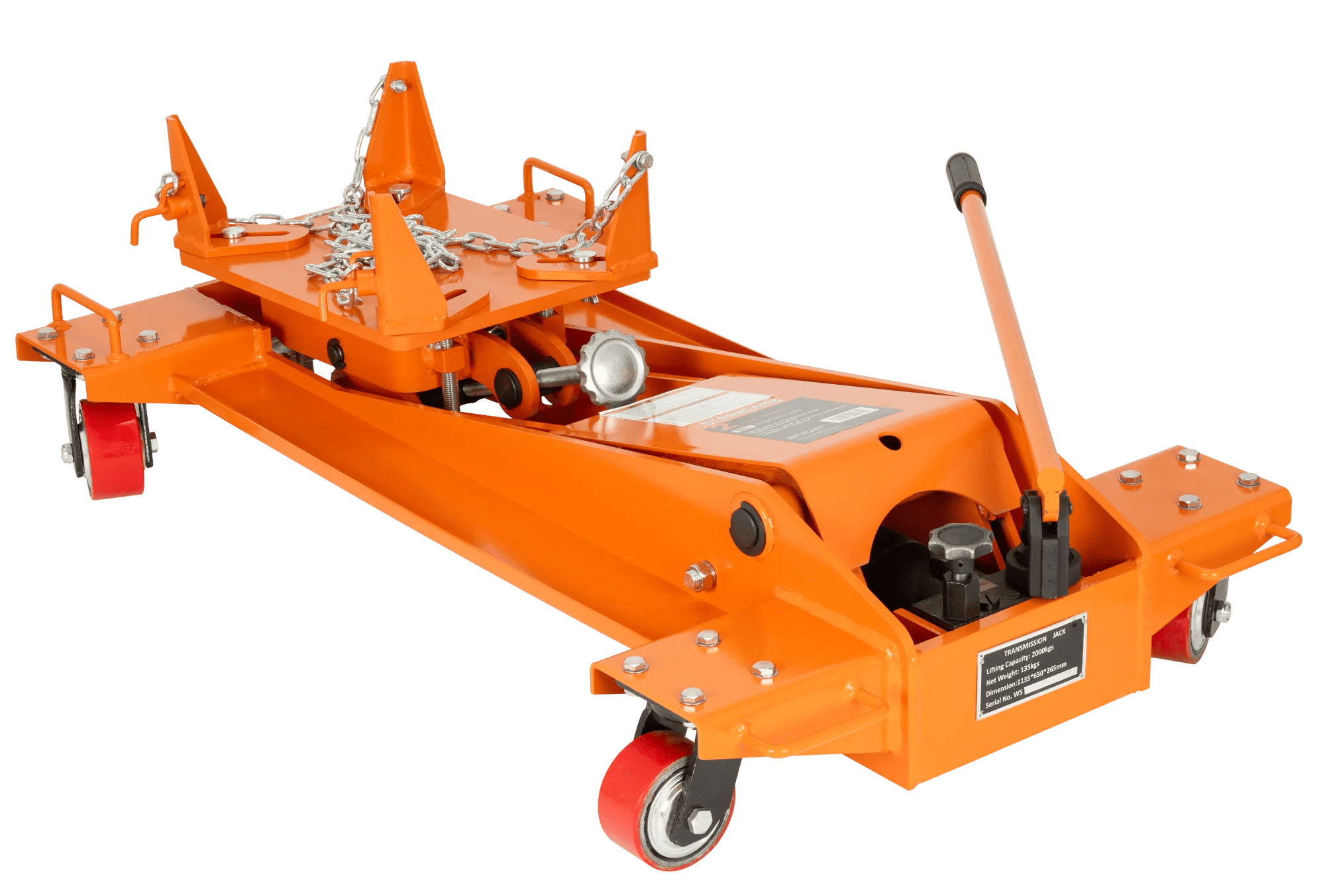 2-Ton Transmission Jack – Low Profile – Hydraulic – Super Heavy
