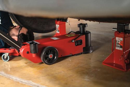 50/25-Ton 2-Stage Air/Hydraulic Axle Jack product photo