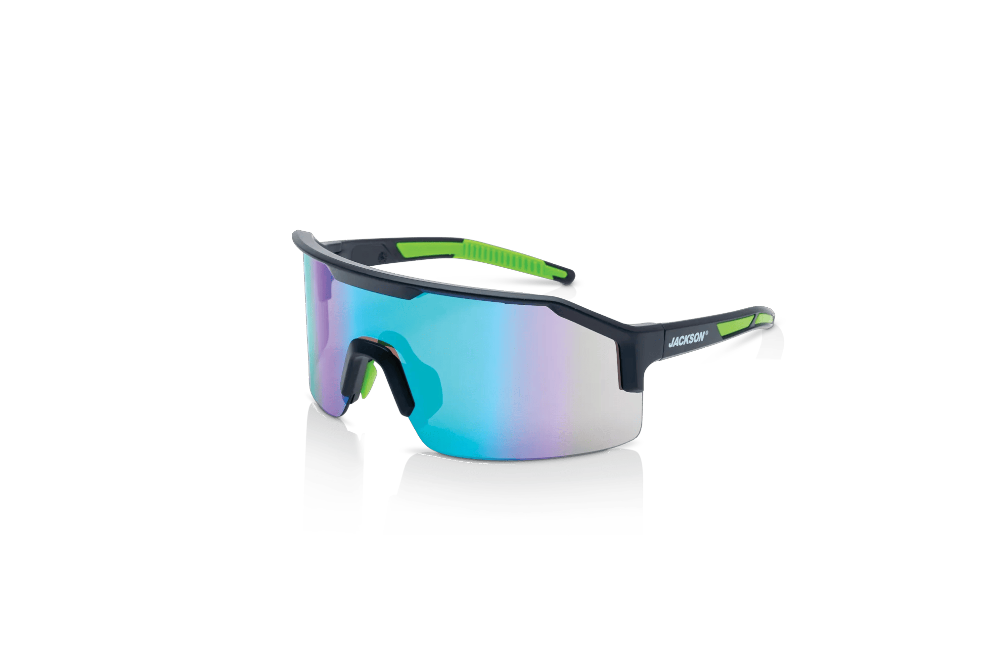 qp36vmです Maxview+ Safety Glasses - Black Frame - Green Mirror Lens | 60006