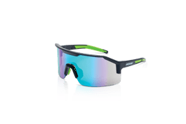 Maxview+ Safety Glasses - Black Frame - Green Mirror Lens product photo