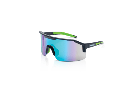 Maxview+ Safety Glasses - Black Frame - Green Mirror Lens product photo