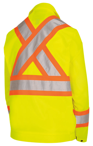 Manteau de s&eacute;curit&eacute; routi&egrave;re haute visibilit&eacute; pour femme - Jaune/vert haute visibilit&eacute; - TG photo du produit