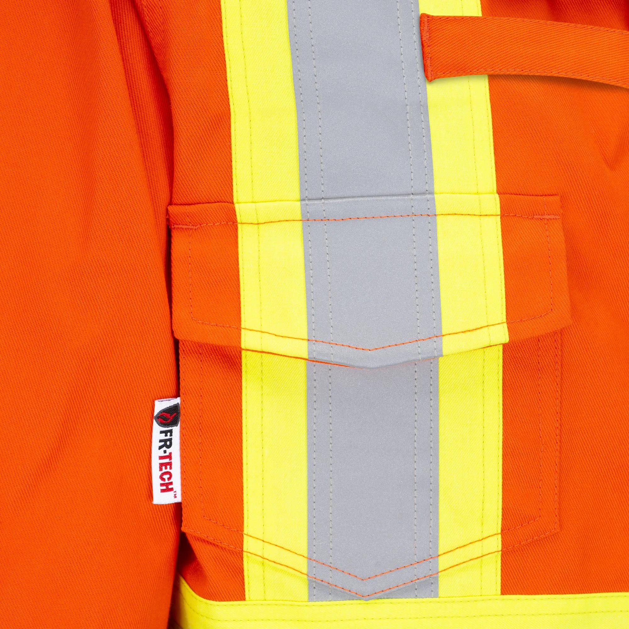 FR-Tech® Premium Hi-Vis FR/ARC-Rated Safety Coveralls – Hi-Vis