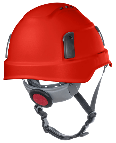 XS2-500 Series Type 2+ Vented Safety Helmet  - Red product photo