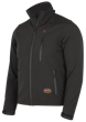 Heated Softshell Jacket - Polyester Lined - Water-Resistant - Black - 2XL product photo