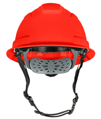BLOCKHEAD2 Type 2 Full Brim Safety Helmet &ndash; Non-Vented &ndash; Red product photo