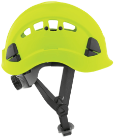 CH400 Climbing Industrial Hard Hat, Vented, Hi-Viz Green product photo