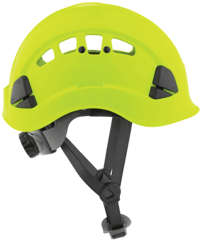 CH400 Climbing Industrial Hard Hat, Vented, Hi-Viz Green product photo