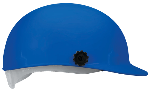 C10 Series Bump Cap with Face Shield Attachment - Blue product photo