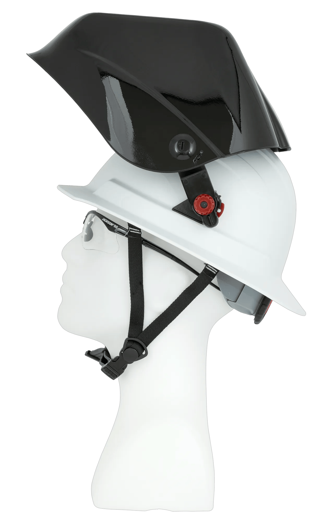 HHIS Full Brim Safety Helmet Adapters for Welding Helmets and Face
