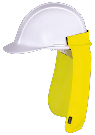 Hi-Vis Cooling Hard Hat  Sunshade - Hi-Vis Yellow/Green - One Size Fits All product photo
