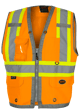 Hi-Vis Mesh-Back Surveyor's Safety Vest - Hi-Vis Orange - XL product photo