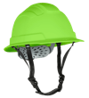 BLOCKHEAD2 Type 2 Full Brim Safety Helmet &ndash; Non-Vented &ndash; HV Green product photo