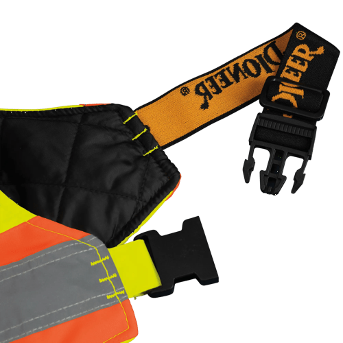 Hi-Vis Quilted Safety Overalls - 100% Waterproof - Hi-Vis Yellow/Green - XL product photo