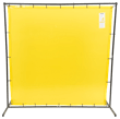 Welding Curtain and Frame Combo Kit - Gold - 6'x6' product photo