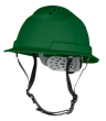 BLOCKHEAD2 Type 2 Full Brim Safety Helmet &ndash; Vented &ndash; Green product photo