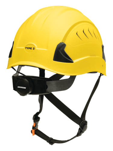 CH-2-400V Type 2 Safety Helmet - Vented - Yellow product photo