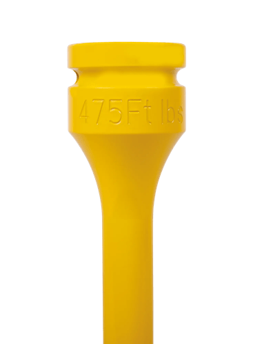 1" DR Torque Limiting Extension - Yellow - 475 ft-lbs product photo