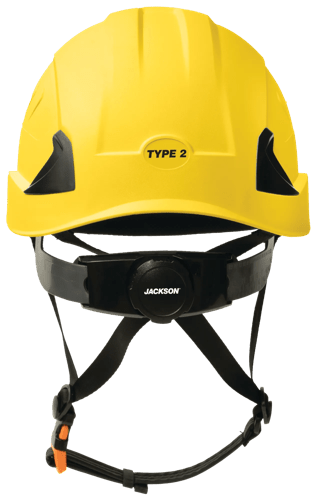 CH-2-400V Type 2 Safety Helmet - Vented - Yellow product photo