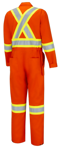 FR-Tech® Hi-Vis 88/12 7 oz FR/ARC–Rated Safety Coveralls – Hi-Vis