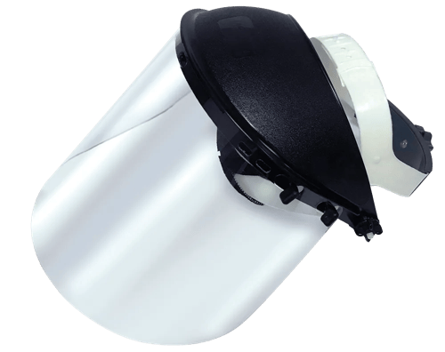 ANTHEM&trade; Face Shield Kit - 170-SB Ratcheting Crown - PET Window - 9" x 15&frac12;" x 0.040" product photo